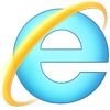 Internet Explorer or IE logo