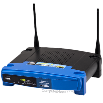 Wireless router with WPA