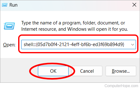 Windows 11 Run box command to open Notification Area Icons window.