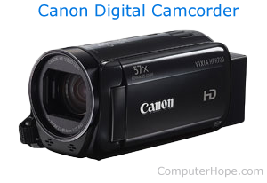 Cannon digital camcorder