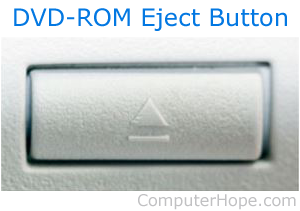 CD-ROM eject button