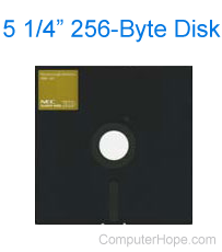 5 1/4" 256 Bytes disk