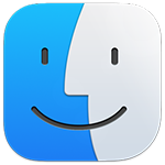 Finder icon in macOS.