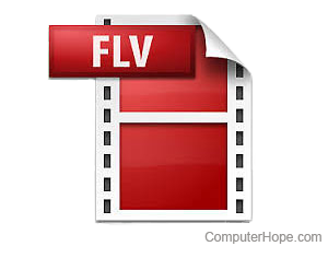Flash video file icon.
