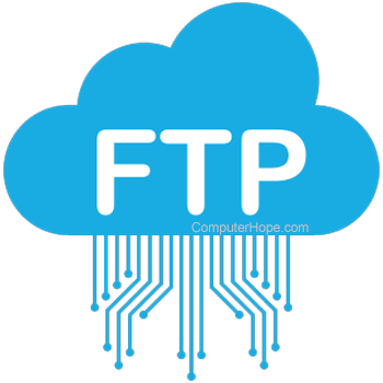 Cloud representing FTP.
