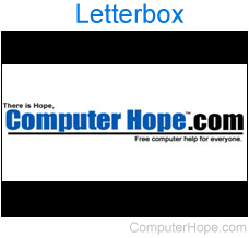 Letterbox with reference to ComputerHope.com website.