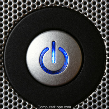 Computer power button
