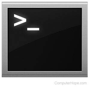 Command-line prompt.